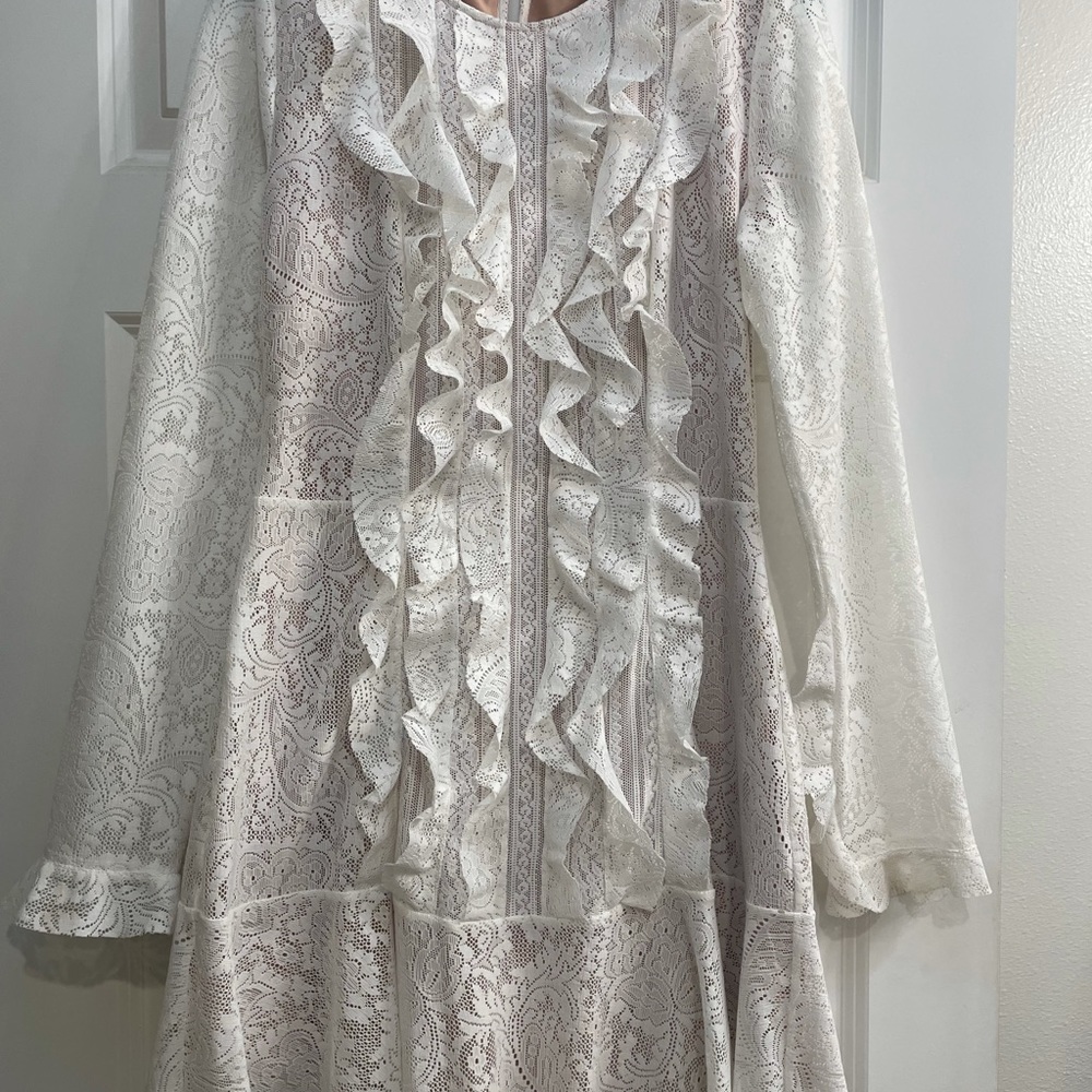 bcbgmaxazria ruffle dresses - Picture 10 of 12